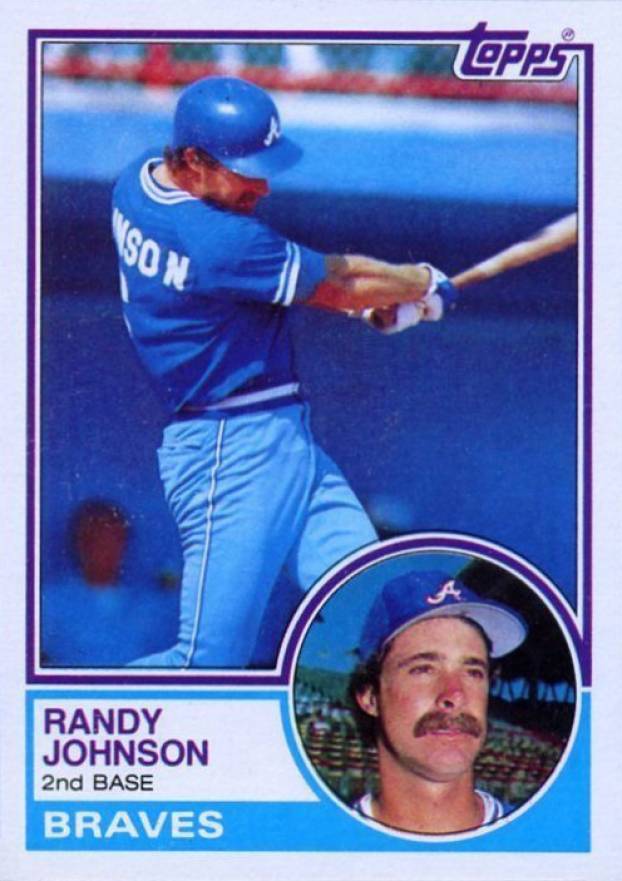 1983 Topps Randy S. Johnson #596 Baseball Card