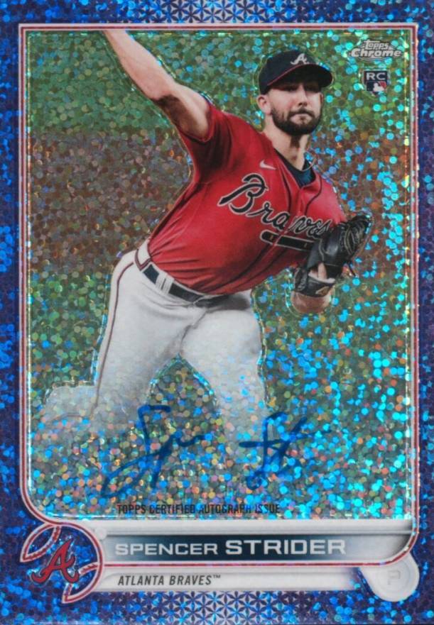 2022 Topps Chrome Rookie Autographs Spencer Strider #RASS Baseball Card