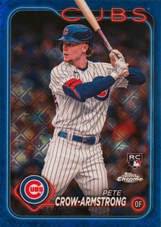 2024 Topps Chrome Logofractor Edition Pete Crow-Armstrong #16 Baseball Card