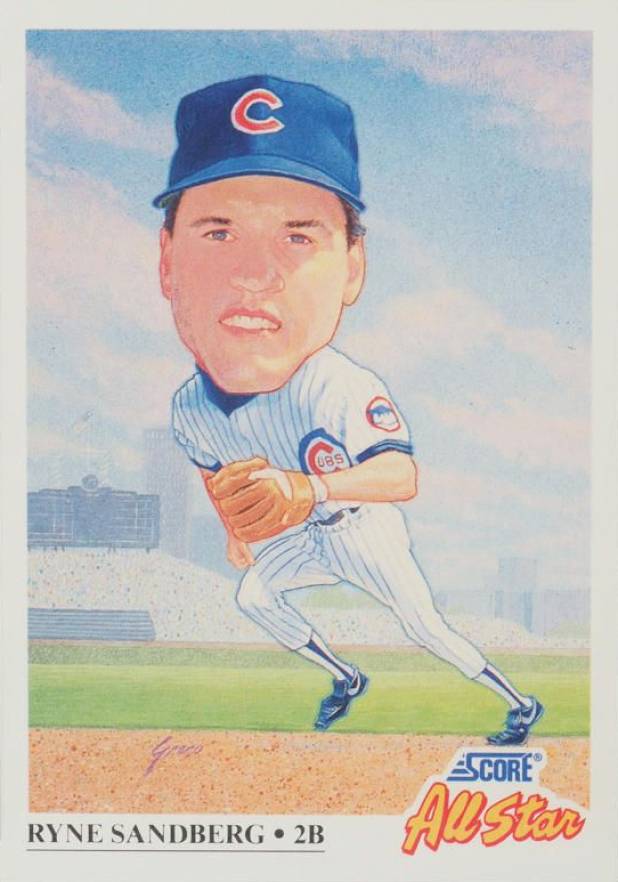 1991 Score Ryne Sandberg #665 Baseball Card