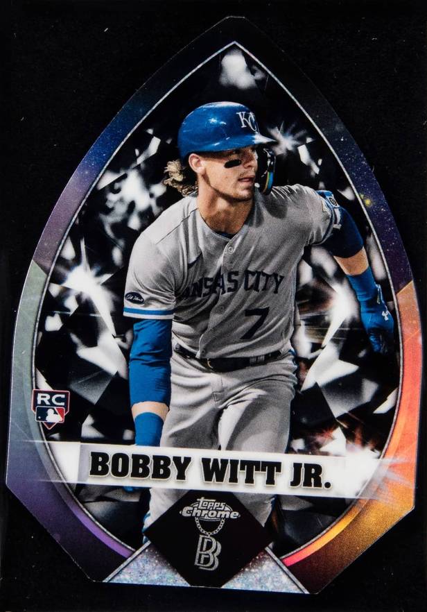 2022 Topps Chrome Ben Baller Ben's Diamond Die-Cuts Bobby Witt Jr. #11 Baseball Card