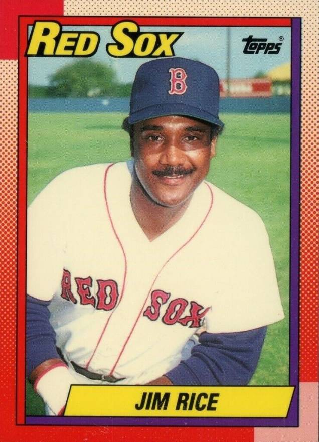 1990 Topps Tiffany Jim Rice #785 Baseball Card
