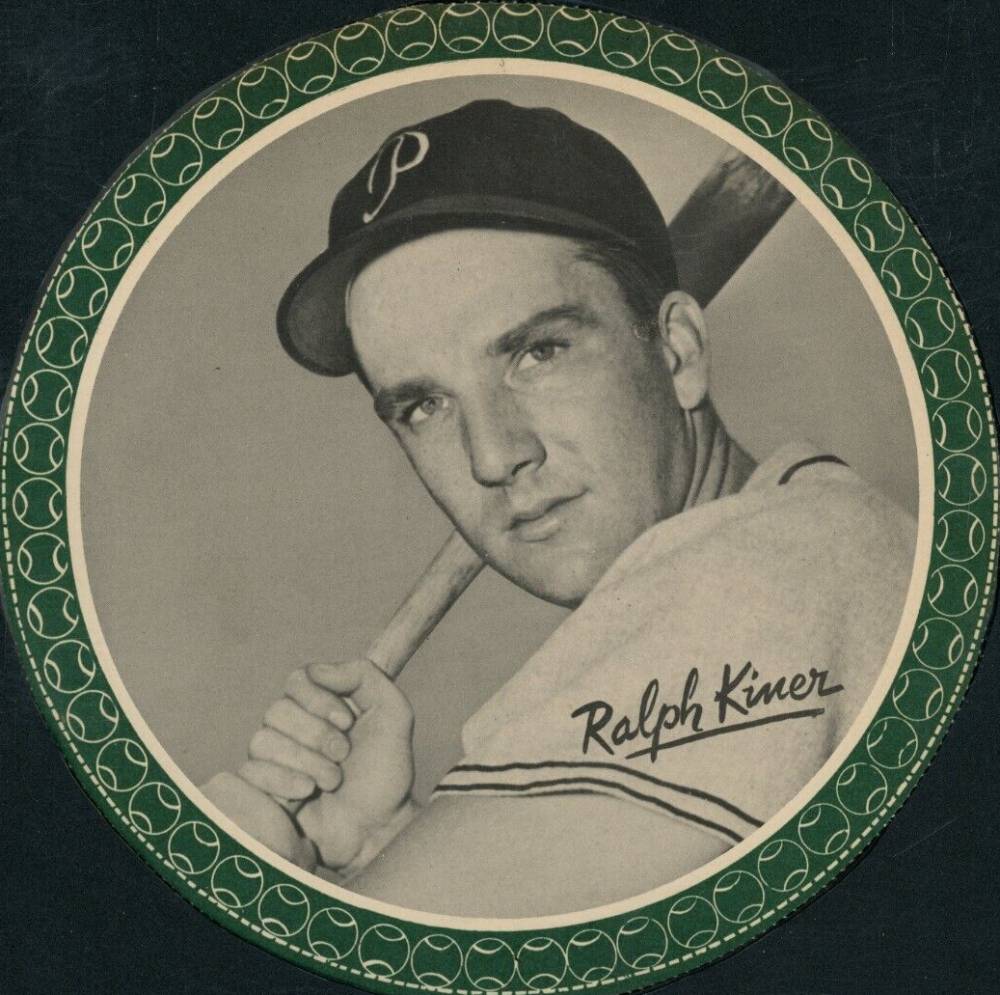 1950 All-Star Baseball "Pin-Ups" Ralph Kiner # Baseball Card