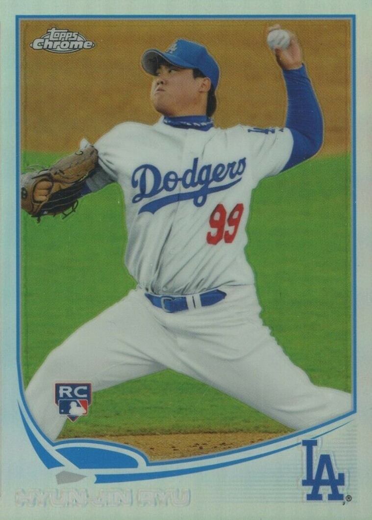 2013 Topps Chrome Hyun-Jin Ryu #25 Baseball Card