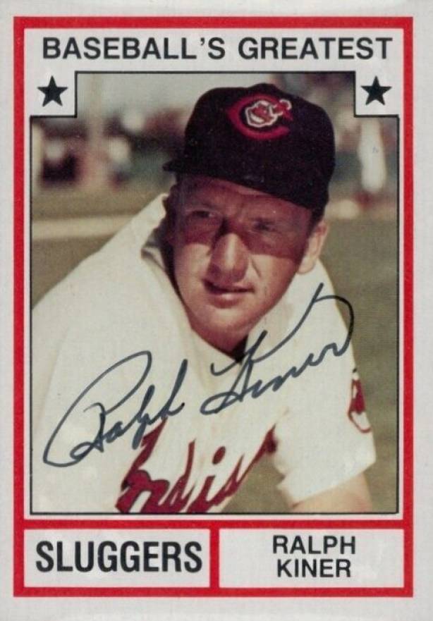 1982 TCMA Baseball's Greatest Sluggers Ralph Kiner #5 Baseball Card
