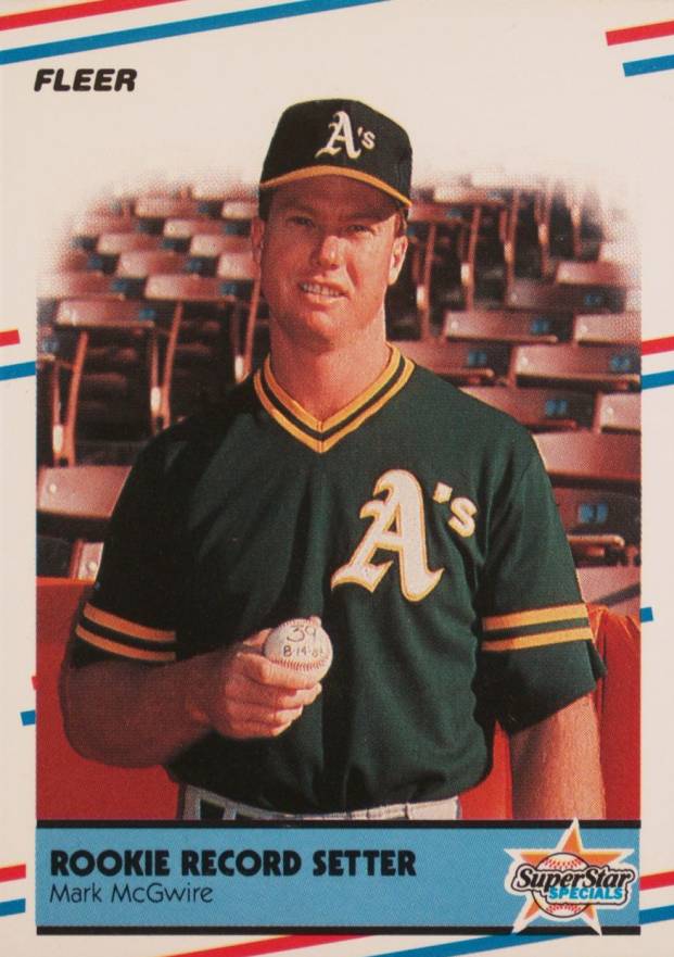 1988 Fleer Mark McGwire #629 Baseball Card
