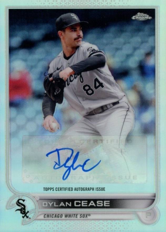 2022 Topps Chrome Update Autographs Dylan Cease #ACDC Baseball Card