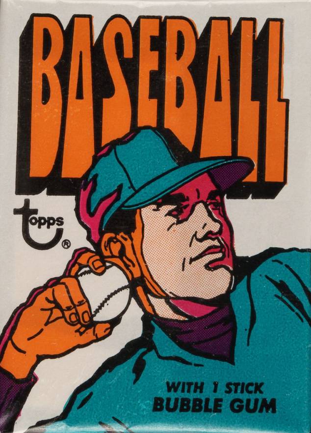 1972 Topps Wax Pack #WP Baseball Card