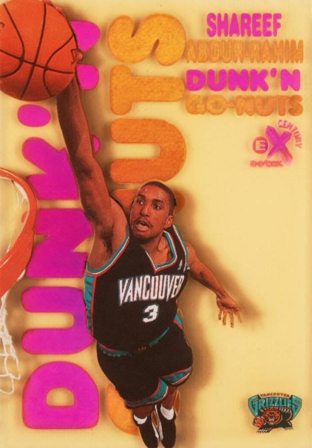 1998 Skybox E-X Century Dunk 'N Go Nuts Basketball Card Set