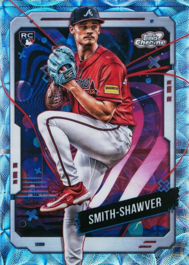 2024 Topps Chrome Cosmic A.J. Smith-Shawver #62 Baseball Card