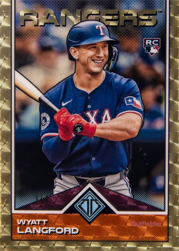 2024 Topps Transcendent Collection Transcendent Icons Chrome Wyatt Langford #59 Baseball Card