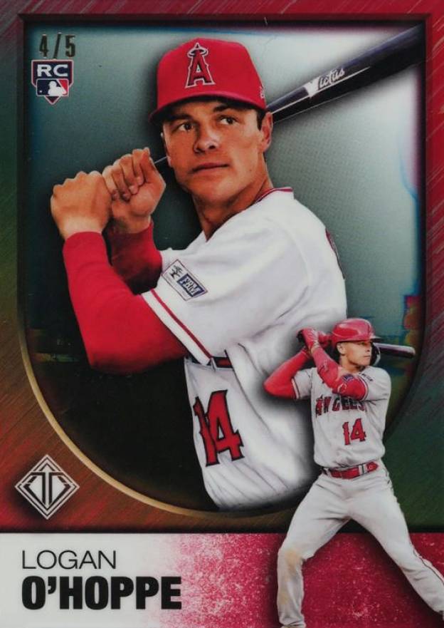 2023 Topps Transcendent Collection Transcendent Icons Chrome Logan O'Hoppe #86 Baseball Card