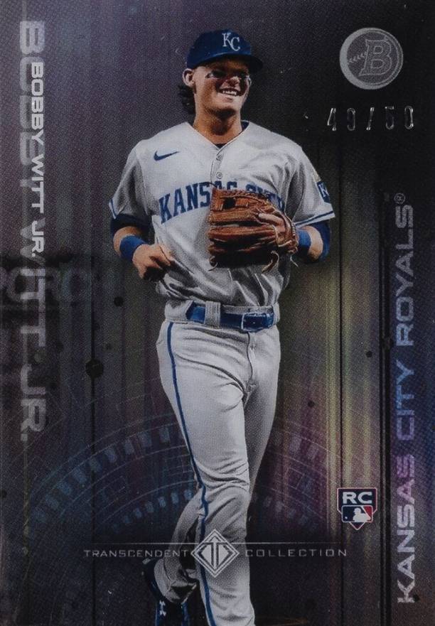 2022 Bowman Transcendent Collection Bowman Icons Bobby Witt Jr. #14 Baseball Card