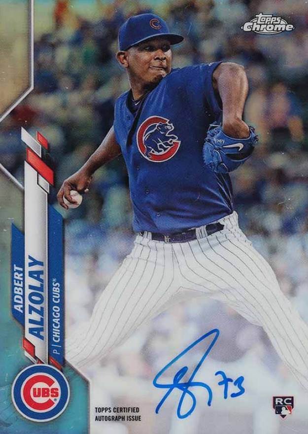 2020 Topps Chrome Rookie Autographs Adbert Alzolay #RAAA Baseball Card