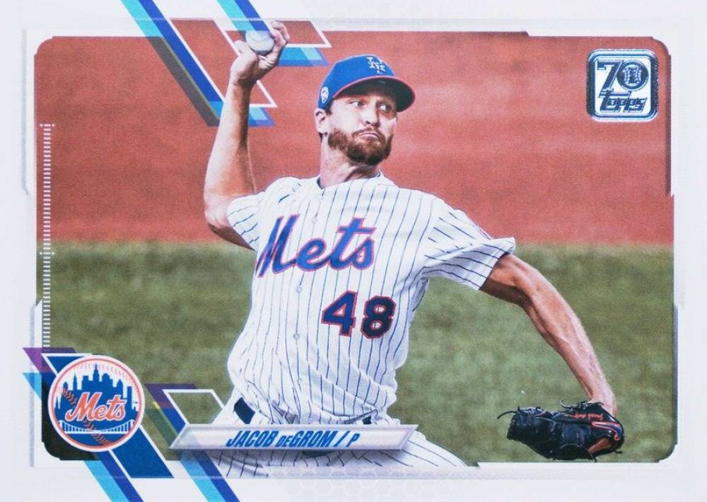 2021 Topps Jacob DeGrom #200 Baseball Card