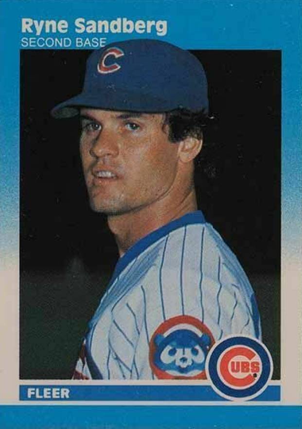 1987 Fleer Mini Ryne Sandberg #95 Baseball Card