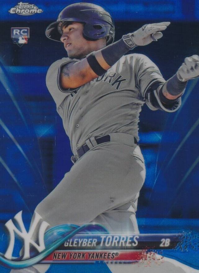 2018 Topps Chrome Gleyber Torres #31 Baseball Card