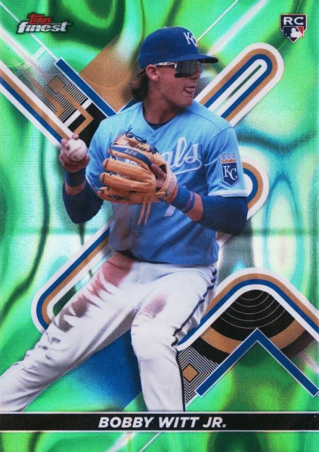 2022 Topps Finest Bobby Witt Jr. #62 Baseball Card