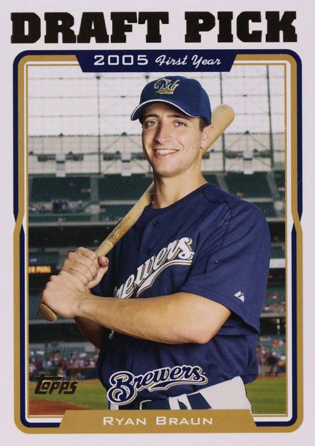 2005 Topps Updates & Highlights Ryan Braun #UH313 Baseball Card