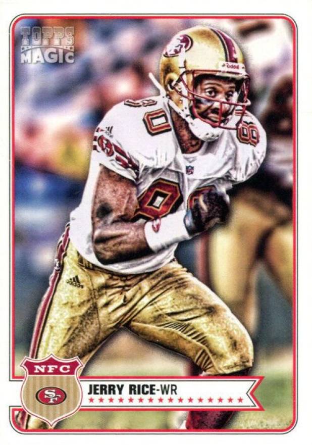 2012 Topps Magic Jerry Rice #104 Football Card