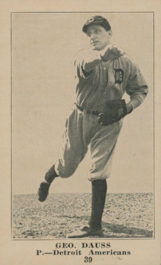 1917 Collins-McCarthy George Dauss #39 Baseball Card
