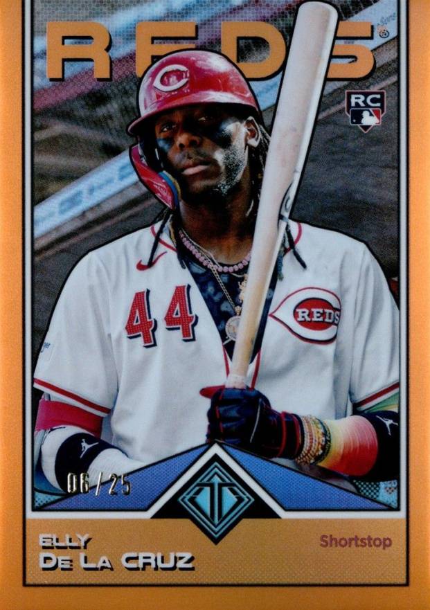 2024 Topps Transcendent Collection Transcendent Icons Chrome Elly de La Cruz #30 Baseball Card