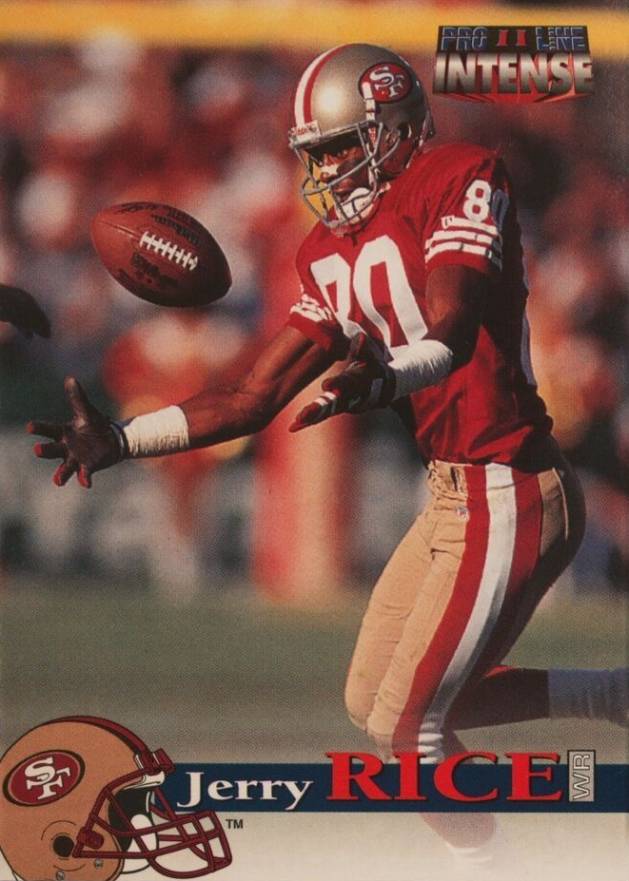 1996 Pro Line II Intense Jerry Rice #98 Football Card