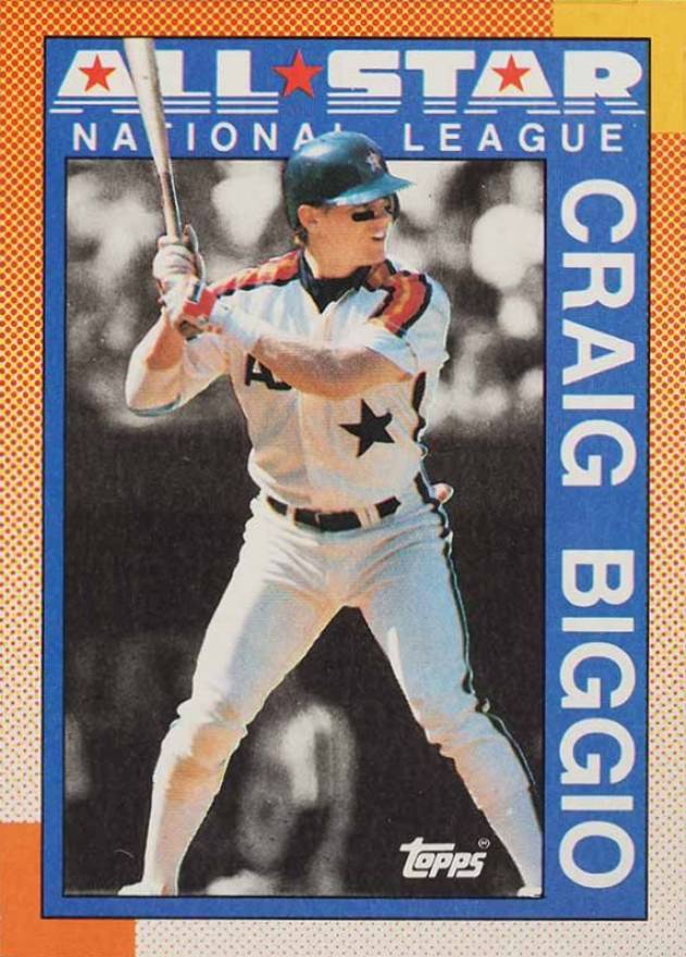 1990 Topps Craig Biggio #404 Baseball Card