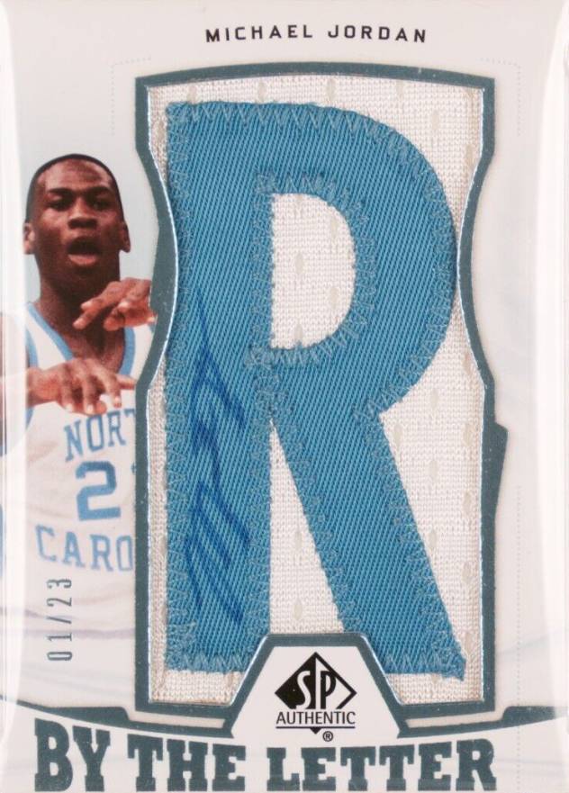 2013 SP Authentic By the Letter Signatures Michael Jordan #BL-MJ Basketball Card