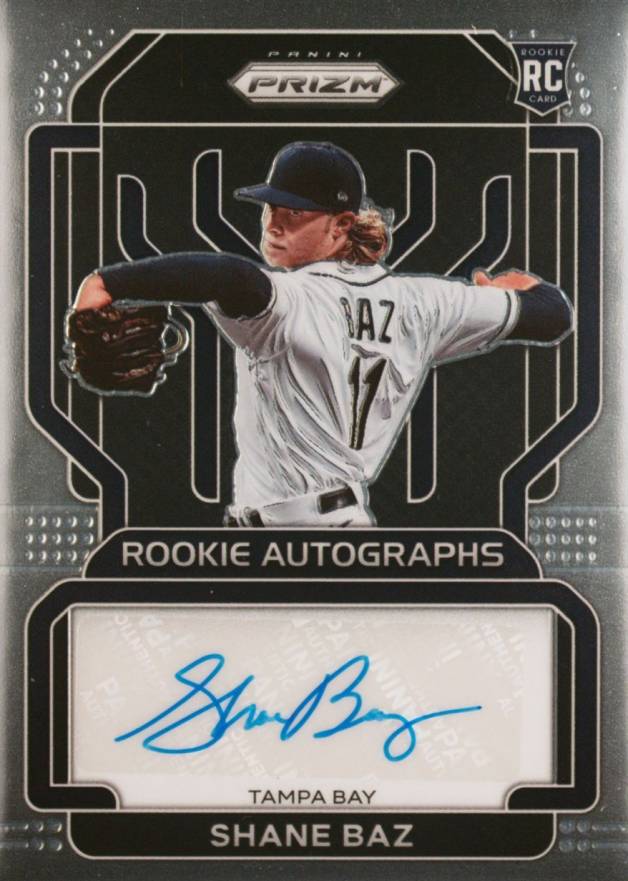 2022 Panini Prizm Rookie Autographs Shane Baz #RASB Baseball Card