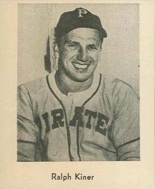 1947 Sports Exchange Baseball Miniatures-Hand Cut Ralph Kiner # Baseball Card