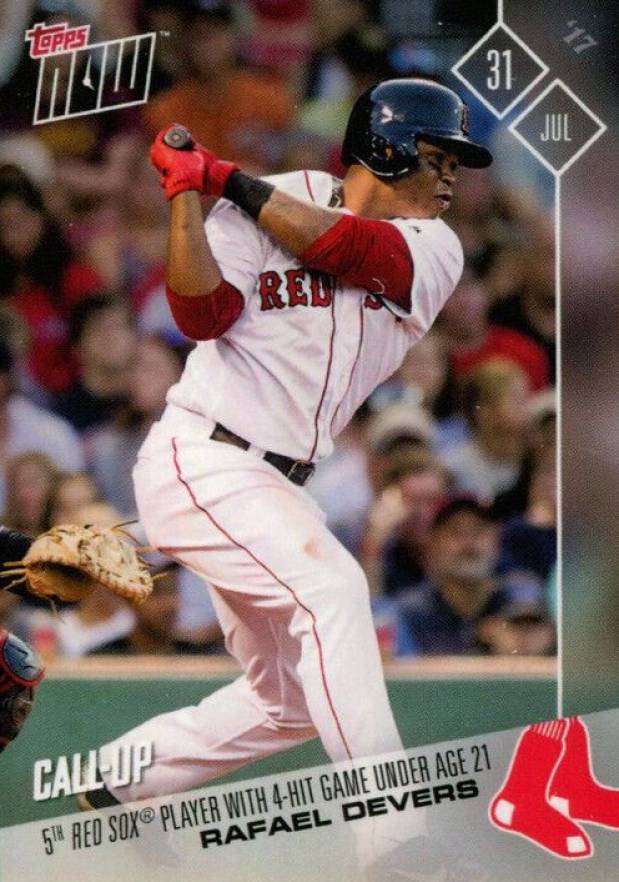 2017 Topps Now  Rafael Devers #425 Baseball Card