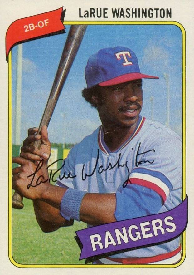 1980 Topps LaRue Washington #233 Baseball Card
