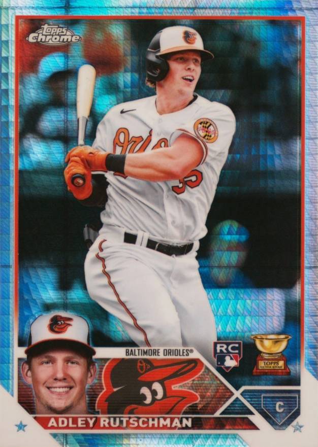 2023 Topps Chrome Adley Rutschman #1 Baseball Card