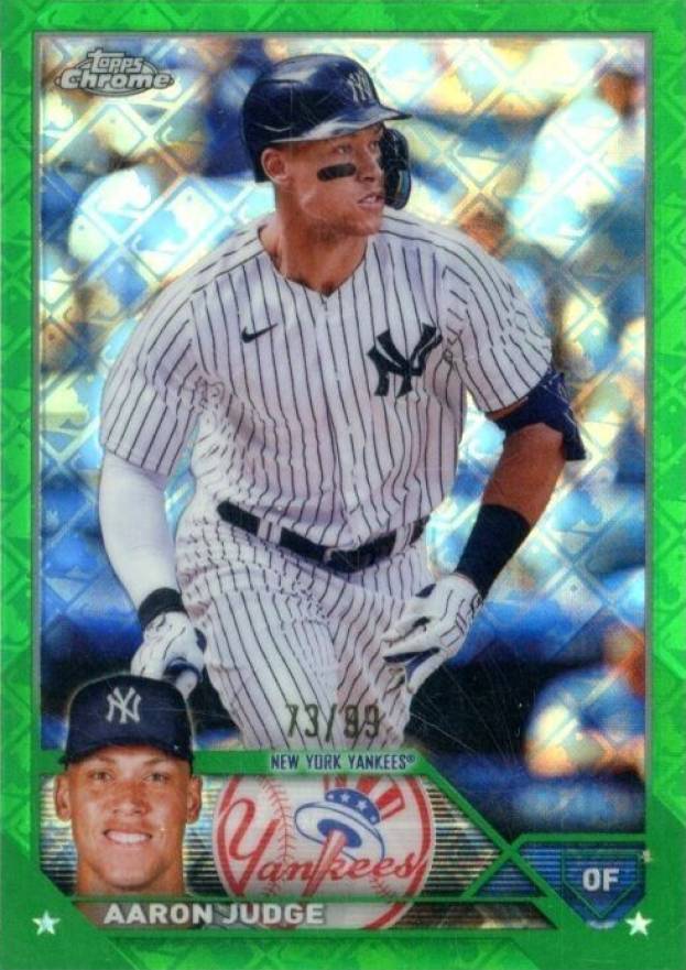 2023 Topps Chrome Logofractor Edition Aaron Judge #62 Baseball Card