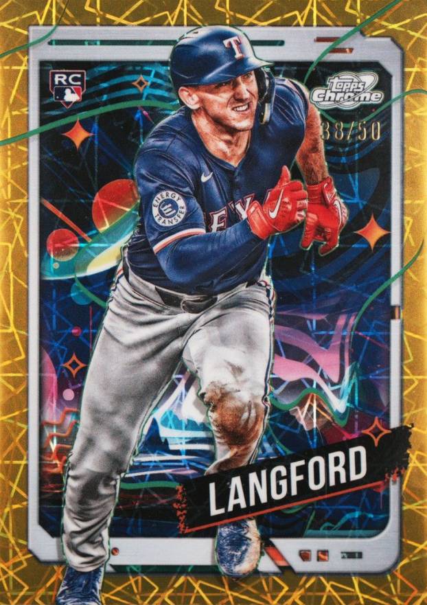 2024 Topps Chrome Cosmic Wyatt Langford #139 Baseball Card