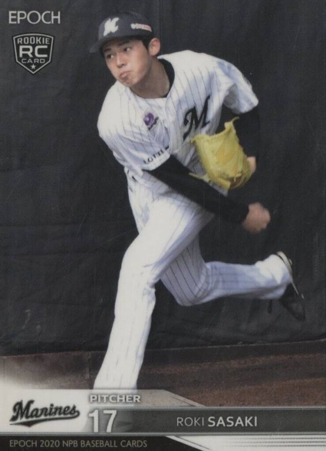 2020 Epoch NPB Roki Sasaki #140 Baseball Card