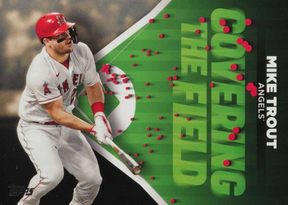 2024 Topps Covering the Field Mike Trout #CTF1 Baseball Card