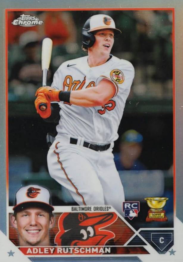 2023 Topps Chrome Adley Rutschman #1 Baseball Card