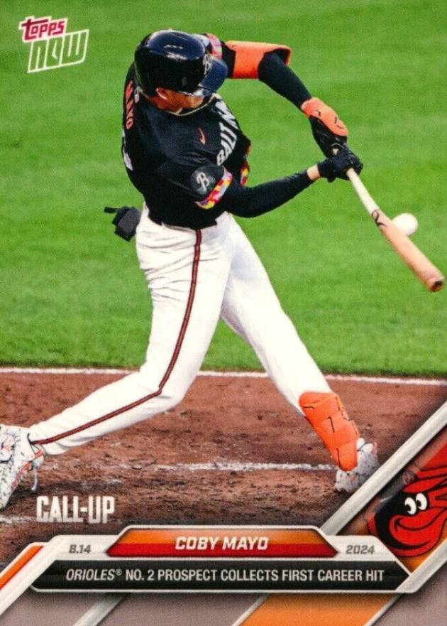 2024 Topps Now Coby Mayo #554 Baseball Card
