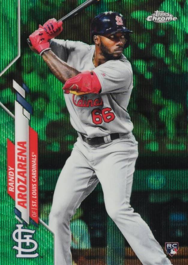 2020 Topps Chrome Randy Arozarena #49 Baseball Card