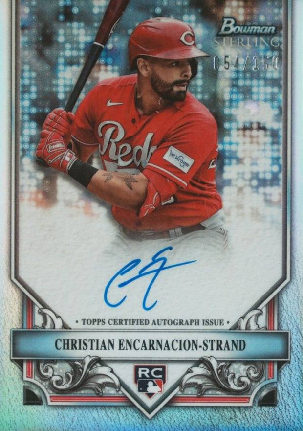 2024 Bowman Sterling Rookies Autographs Christian Encarnacion-Strand #RACE Baseball Card