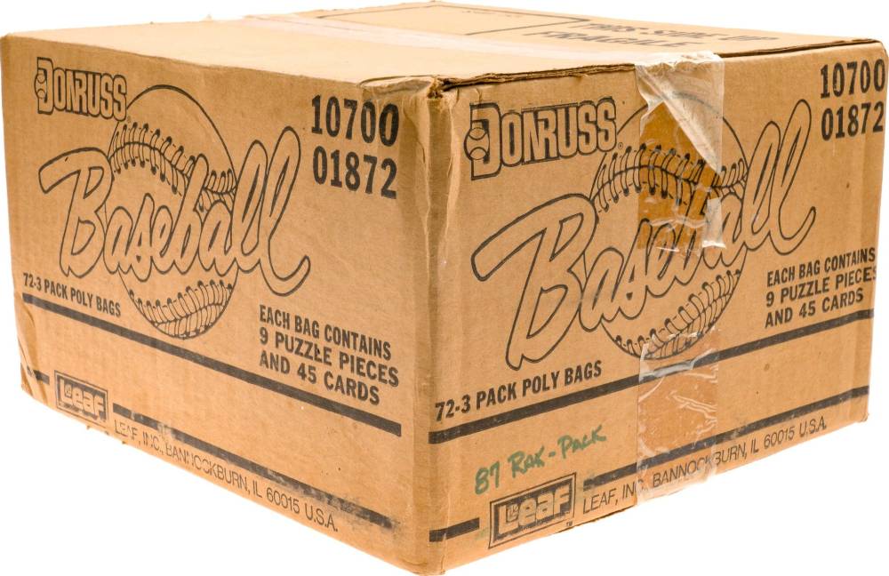 1987 Donruss Rack Pack Case #RPC Baseball Card