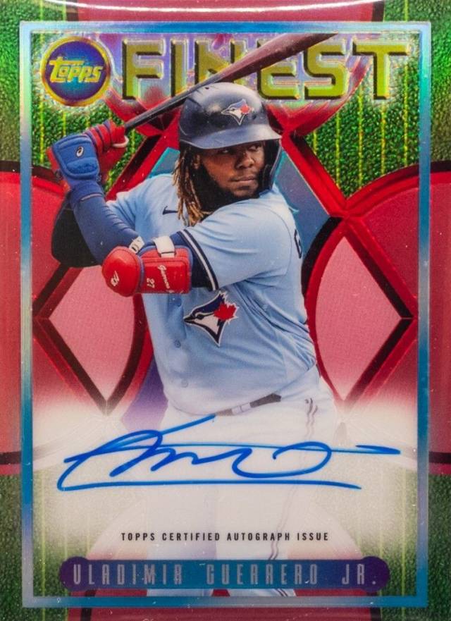 2022 Topps Finest Flashbacks 1995 Finest Autograph Vladimir Guerrero Jr. #VG Baseball Card