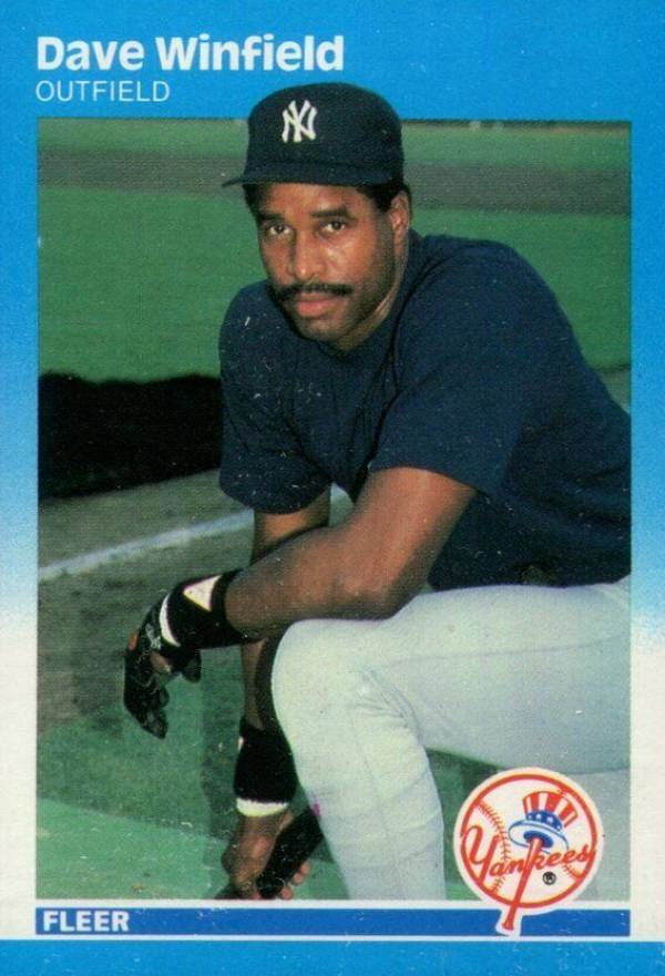 1987 Fleer Dave Winfield #120 Baseball Card