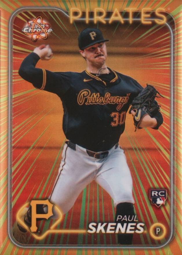 2024 Topps Chrome Radiating Rookies Paul Skenes #RR21 Baseball Card