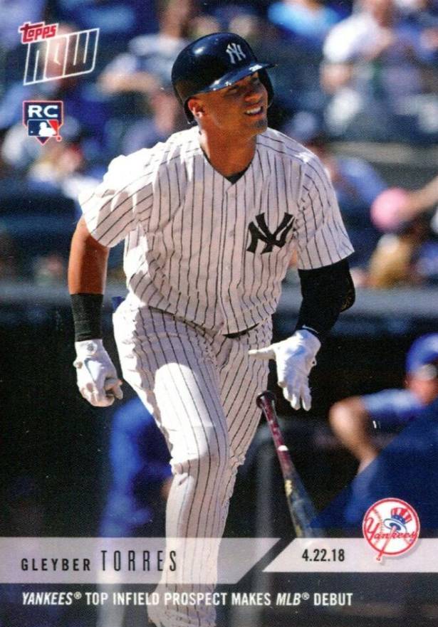 2018 Topps Now  Gleyber Torres #112 Baseball Card