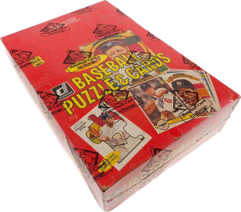 1982 Donruss Rack Pack Box #RPB Baseball Card