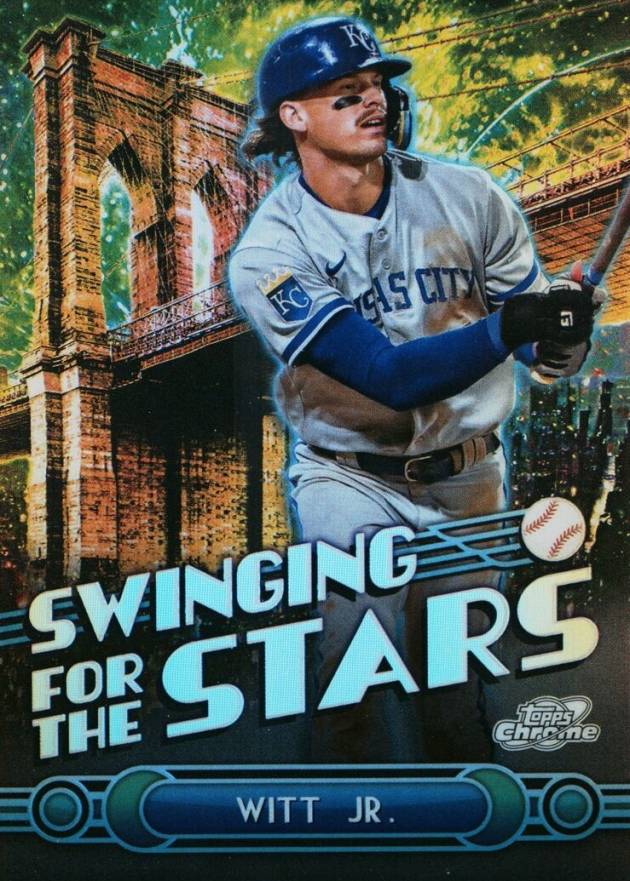 2024 Topps Chrome Swinging for the Stars Bobby Witt Jr. #STS17 Baseball Card