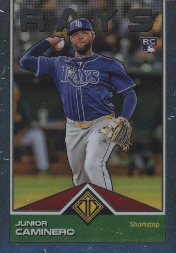 2024 Topps Transcendent Collection Transcendent Icons Chrome Junior Caminero #20 Baseball Card